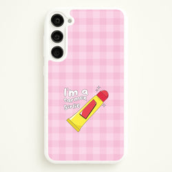 I'm A Carmex Girlie - Chamberlain  - Emma Chamerlain Phone Case for Galaxy S23