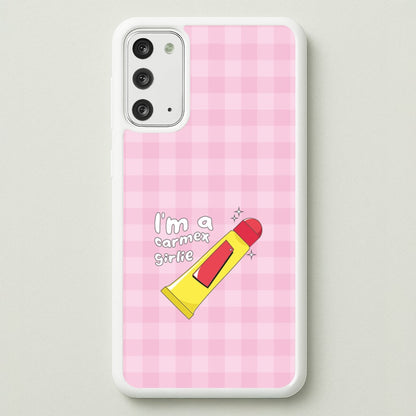 I'm A Carmex Girlie - Chamberlain  - Emma Chamerlain Phone Case for Galaxy Note 20