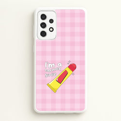 I'm A Carmex Girlie - Chamberlain  - Emma Chamerlain Phone Case for Galaxy A52 / A52s