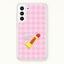 I'm A Carmex Girlie - Chamberlain  - Emma Chamerlain Phone Case for Galaxy S22 Plus