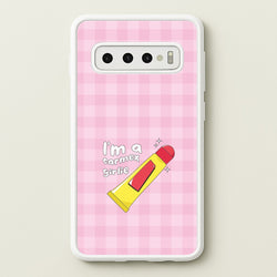 I'm A Carmex Girlie - Chamberlain  - Emma Chamerlain Phone Case for Galaxy S10 Plus