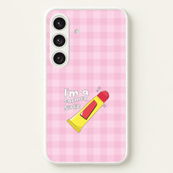 I'm A Carmex Girlie - Chamberlain  - Emma Chamerlain Phone Case for Galaxy S24FE