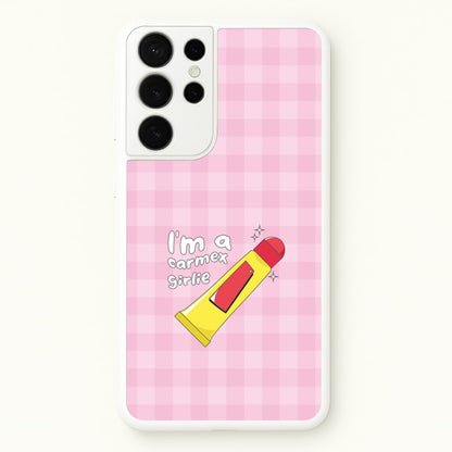 I'm A Carmex Girlie - Chamberlain  - Emma Chamerlain Phone Case for Galaxy S21 Ultra