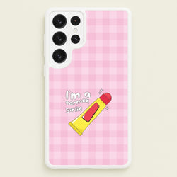 I'm A Carmex Girlie - Chamberlain  - Emma Chamerlain Phone Case for Galaxy S23 Ultra