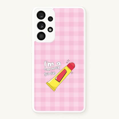 I'm A Carmex Girlie - Chamberlain  - Emma Chamerlain Phone Case for Galaxy A53