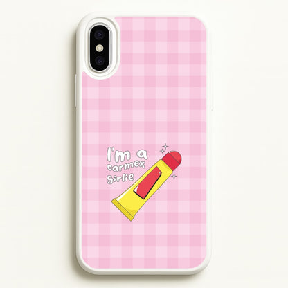 I'm A Carmex Girlie - Chamberlain  - Emma Chamerlain Phone Case for iPhone XS Max