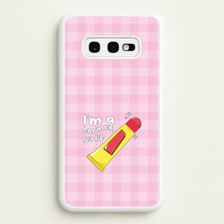 I'm A Carmex Girlie - Chamberlain  - Emma Chamerlain Phone Case for Galaxy S10e
