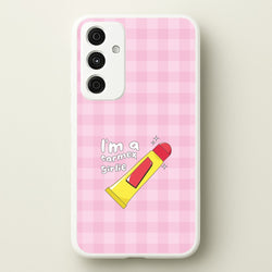 I'm A Carmex Girlie - Chamberlain  - Emma Chamerlain Phone Case for Galaxy A35