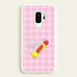 I'm A Carmex Girlie - Chamberlain  - Emma Chamerlain Phone Case for Galaxy S9 Plus
