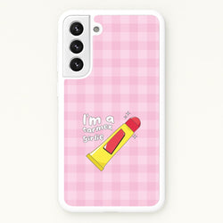 I'm A Carmex Girlie - Chamberlain  - Emma Chamerlain Phone Case for Galaxy S22