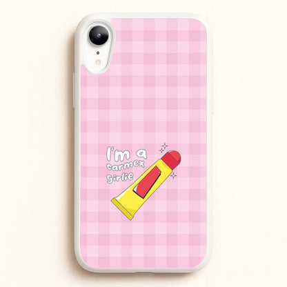 I'm A Carmex Girlie - Chamberlain  - Emma Chamerlain Phone Case for iPhone XR