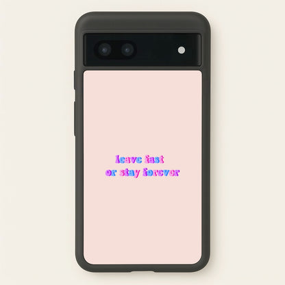 Leave Fast Or Stay Forever - Fender  - Sam Fender Phone Case for Google Pixel 6a