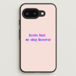 Leave Fast Or Stay Forever - Fender  - Sam Fender Phone Case for Google Pixel 9a
