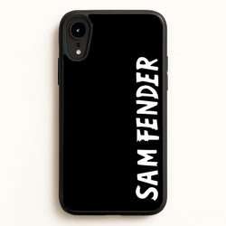 Fender Vertical  - Sam Fender Phone Case for iPhone XR