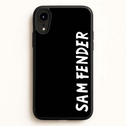 Fender Vertical  - Sam Fender Phone Case for iPhone XR