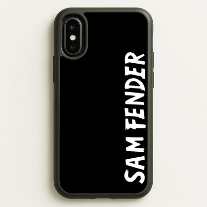Fender Vertical  - Sam Fender Phone Case for iPhone X / XS