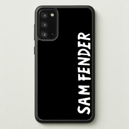 Fender Vertical  - Sam Fender Phone Case for Galaxy Note 20