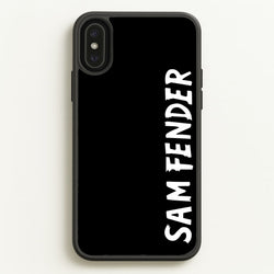 Fender Vertical  - Sam Fender Phone Case for iPhone XS Max