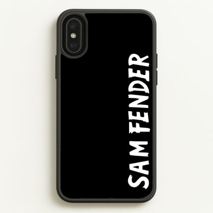 Fender Vertical  - Sam Fender Phone Case for iPhone XS Max