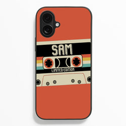 Cassette Tape - Fender  - Sam Fender Phone Case for iPhone 16 Plus