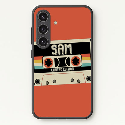 Cassette Tape - Fender  - Sam Fender Phone Case for Galaxy S24 Plus