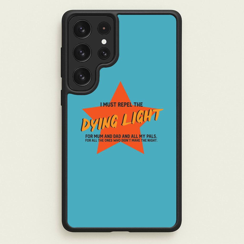 I Must Repel The Dying Light - Fender  - Sam Fender Phone Case for Galaxy S22 Ultra
