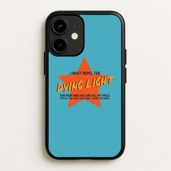 I Must Repel The Dying Light - Fender  - Sam Fender Phone Case for iPhone 12 / 12 Pro