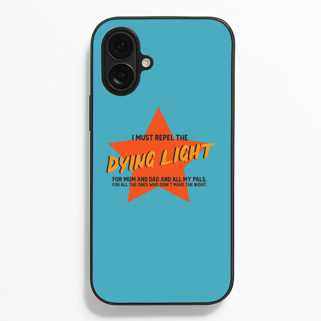 I Must Repel The Dying Light - Fender  - Sam Fender Phone Case for iPhone 16 Plus
