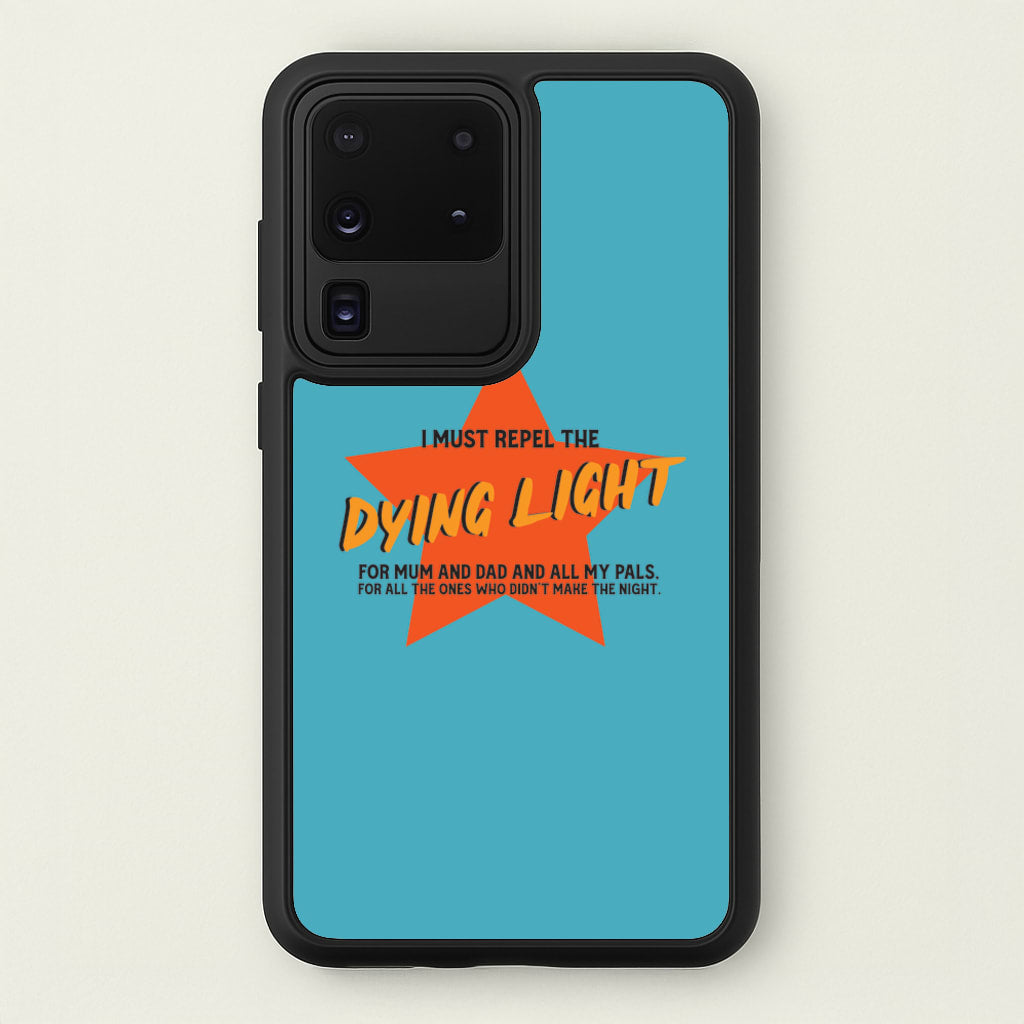 I Must Repel The Dying Light - Fender  - Sam Fender Phone Case for Galaxy S20 Ultra