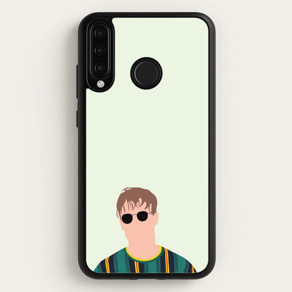 Glasses - Fender  - Sam Fender Phone Case for Huawei P30 Lite