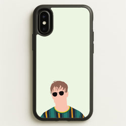 Glasses - Fender  - Sam Fender Phone Case for iPhone X / XS