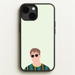 Glasses - Fender  - Sam Fender Phone Case for iPhone 13