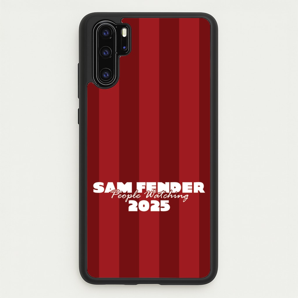 Stripes People Watching 2025  - Sam Fender Phone Case for Huawei P30 Pro