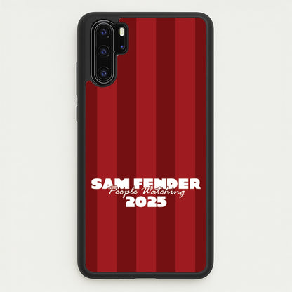 Stripes People Watching 2025  - Sam Fender Phone Case for Huawei P30 Pro