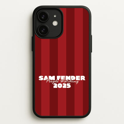 Stripes People Watching 2025  - Sam Fender Phone Case for iPhone 11