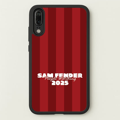 Stripes People Watching 2025  - Sam Fender Phone Case for Huawei P20