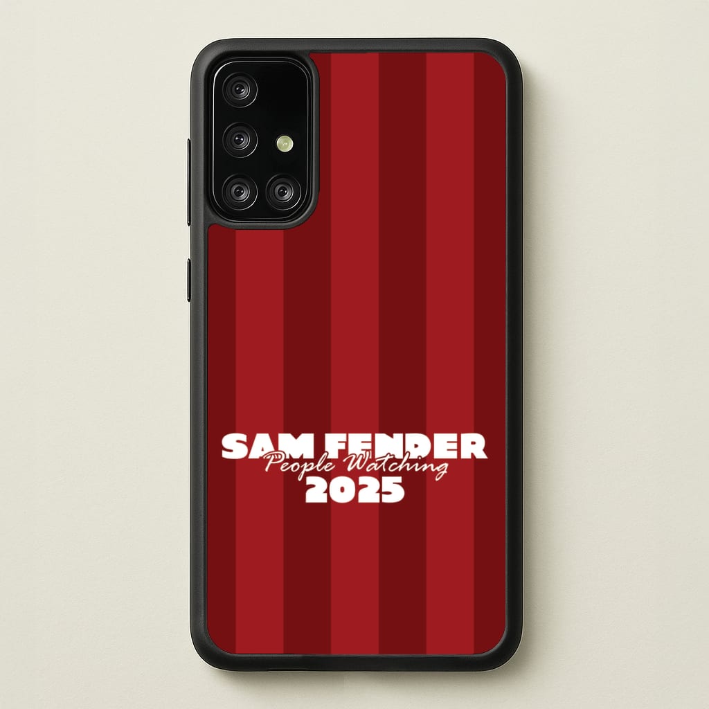 Stripes People Watching 2025  - Sam Fender Phone Case for Galaxy A71