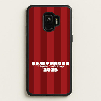 Stripes People Watching 2025  - Sam Fender Phone Case for Galaxy S9