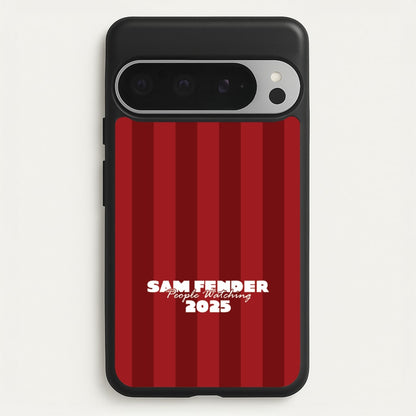 Stripes People Watching 2025  - Sam Fender Phone Case for Google Pixel 9 Pro XL
