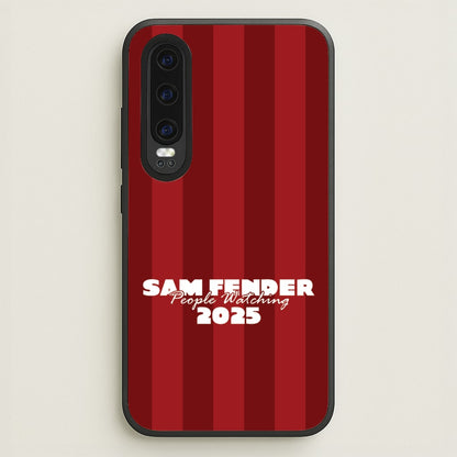 Stripes People Watching 2025  - Sam Fender Phone Case for Huawei P30