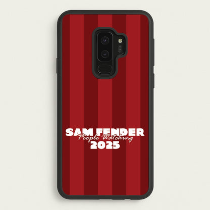 Stripes People Watching 2025  - Sam Fender Phone Case for Galaxy S9 Plus