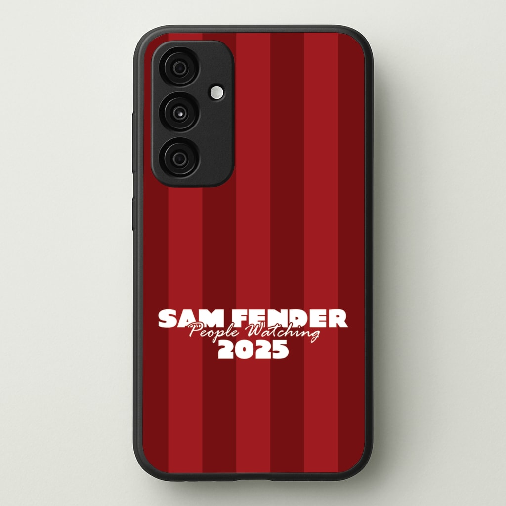 Stripes People Watching 2025  - Sam Fender Phone Case for Galaxy A55