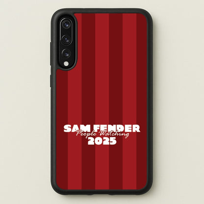 Stripes People Watching 2025  - Sam Fender Phone Case for Huawei P20 Pro