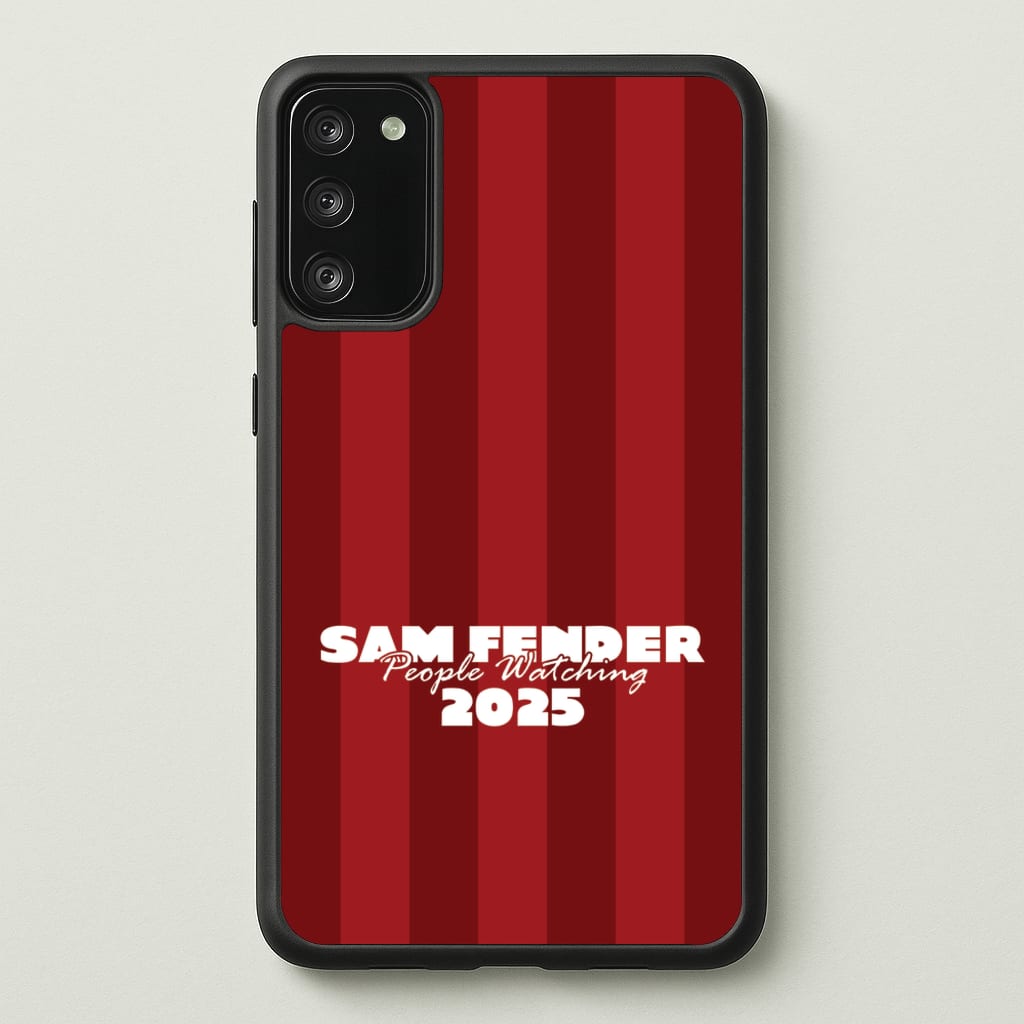 Stripes People Watching 2025  - Sam Fender Phone Case for Galaxy A41