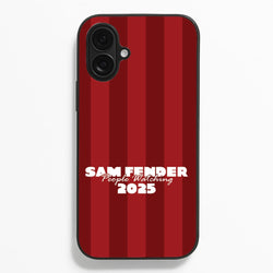 Stripes People Watching 2025  - Sam Fender Phone Case for iPhone 16 Plus