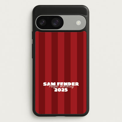 Stripes People Watching 2025  - Sam Fender Phone Case for Google Pixel 9 / 9 Pro