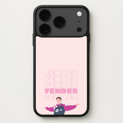 Fender Pink Sports Jersey Phone Case for iPhone 17 Pro