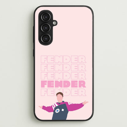 Fender Pink Sports Jersey  - Sam Fender Phone Case for Galaxy S23FE