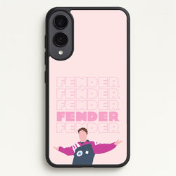 Fender Pink Sports Jersey  - Sam Fender Phone Case for Galaxy S25 Edge
