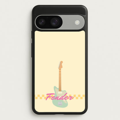 Blue Guitar Fender  - Sam Fender Phone Case for Google Pixel 9 / 9 Pro